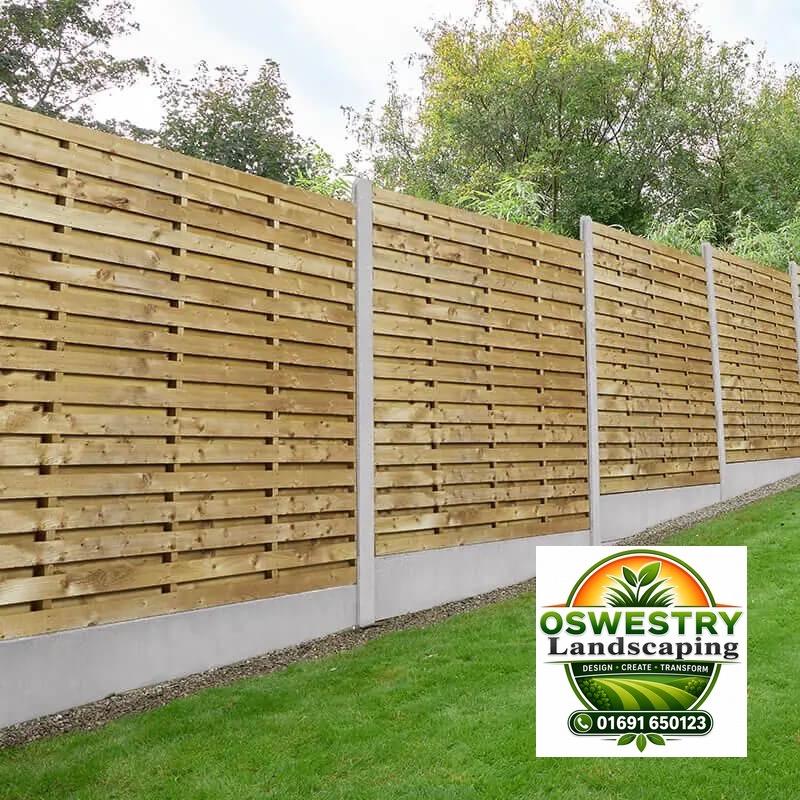 Professional Garden Fencing Oswestry - Final Result