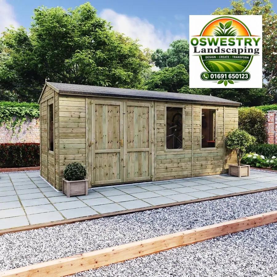Professional Shed Installation Oswestry - final result